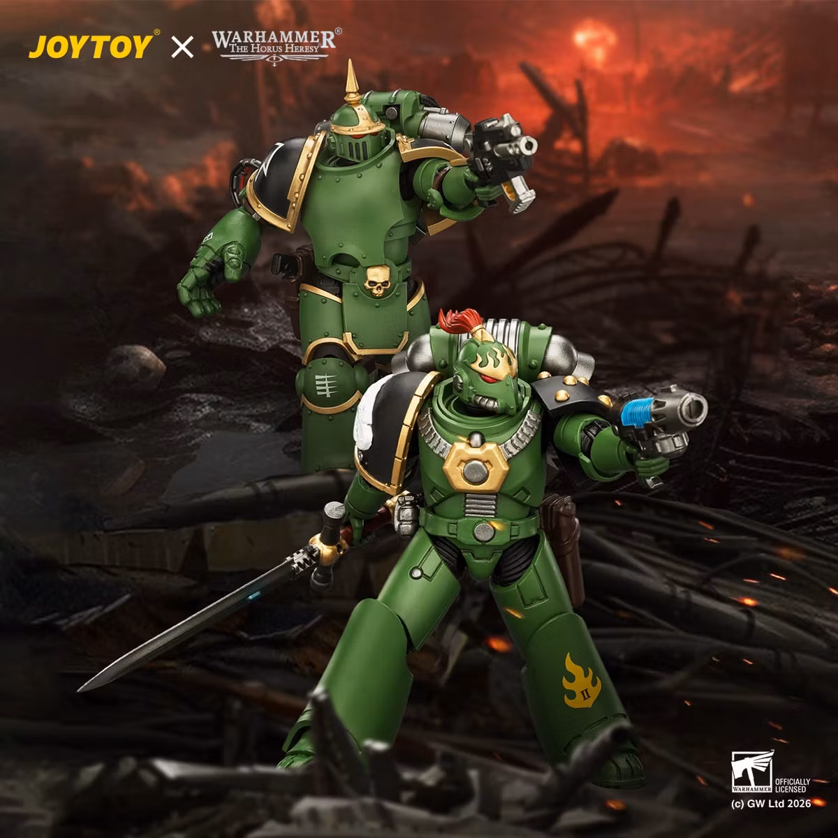 Warhammer: The Horus Heresy Salamanders MKIII Tactical Legionary 1/18 Scale Action Figure