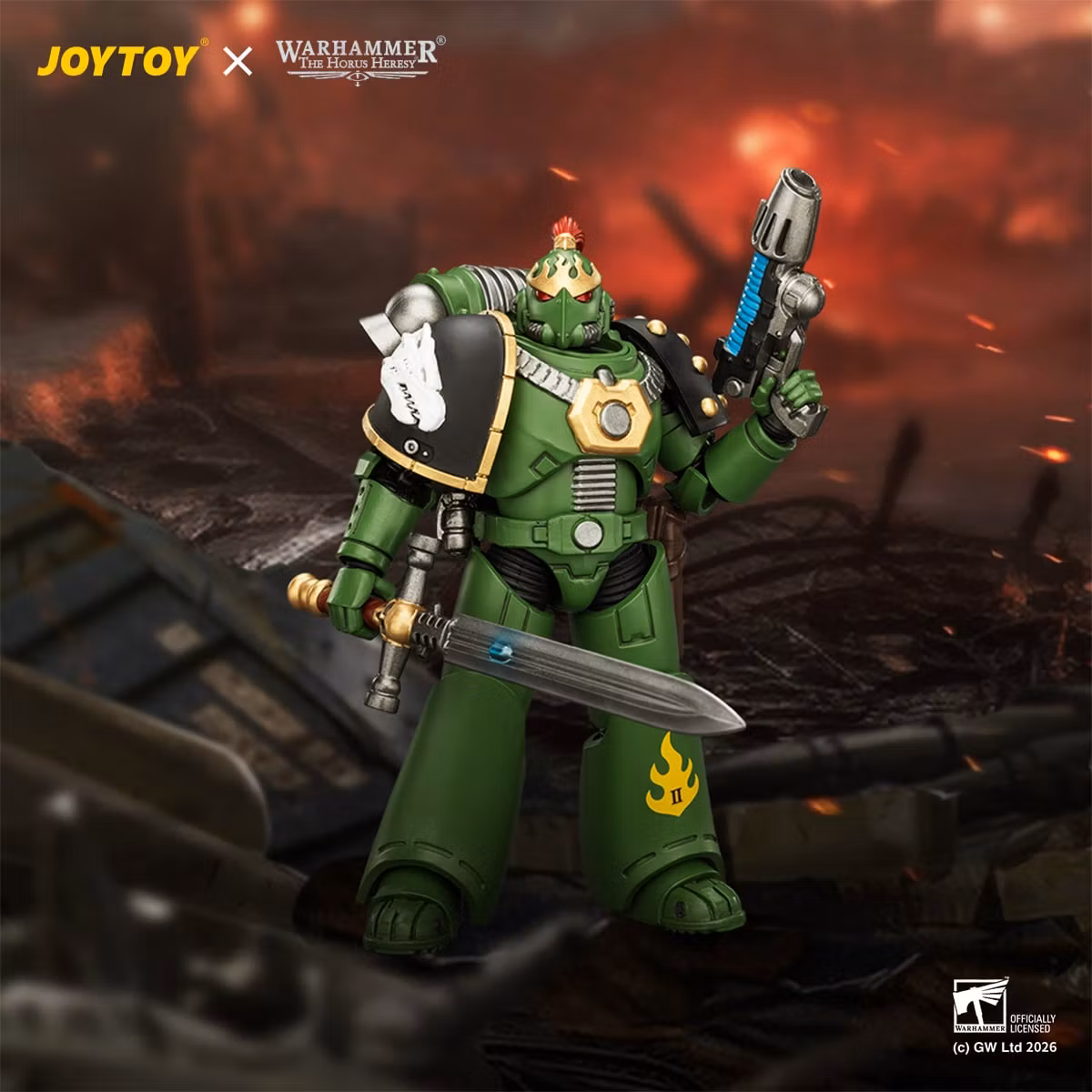 Warhammer: The Horus Heresy Salamanders MKVI Tactical Legionary 1/18 Scale Action Figure