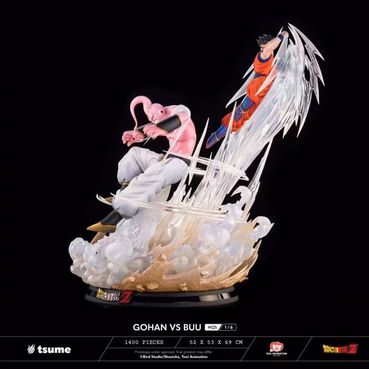 Dragon Ball Z HQS Gohan vs. Super Buu 1/6 Scale Limited Edition Statue