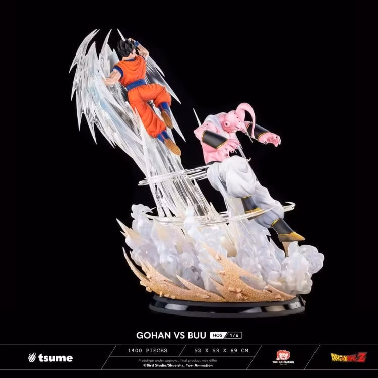 Dragon Ball Z HQS Gohan vs. Super Buu 1/6 Scale Limited Edition Statue