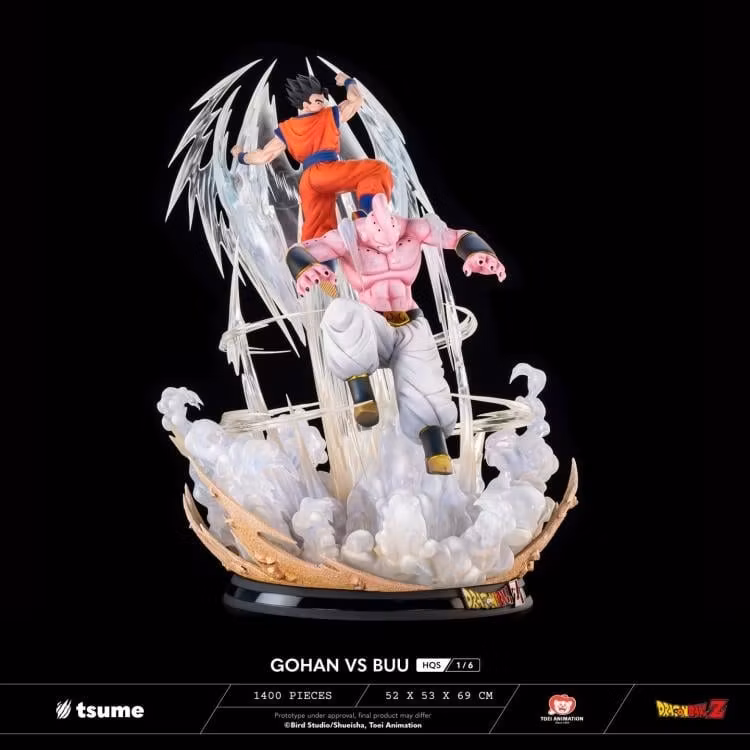 Dragon Ball Z HQS Gohan vs. Super Buu 1/6 Scale Limited Edition Statue
