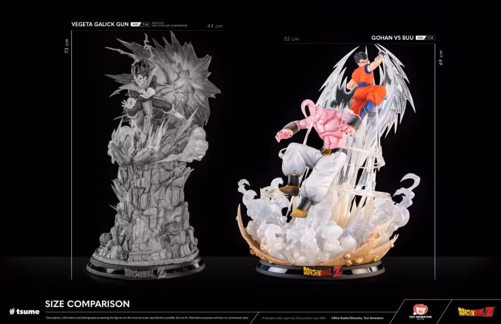 Dragon Ball Z HQS Gohan vs. Super Buu 1/6 Scale Limited Edition Statue