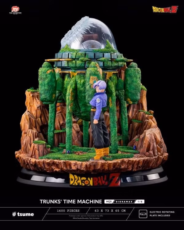 Dragon Ball Z HQS Dioramax Trunks' Time Machine 1/6 Scale Limited Edition Statue