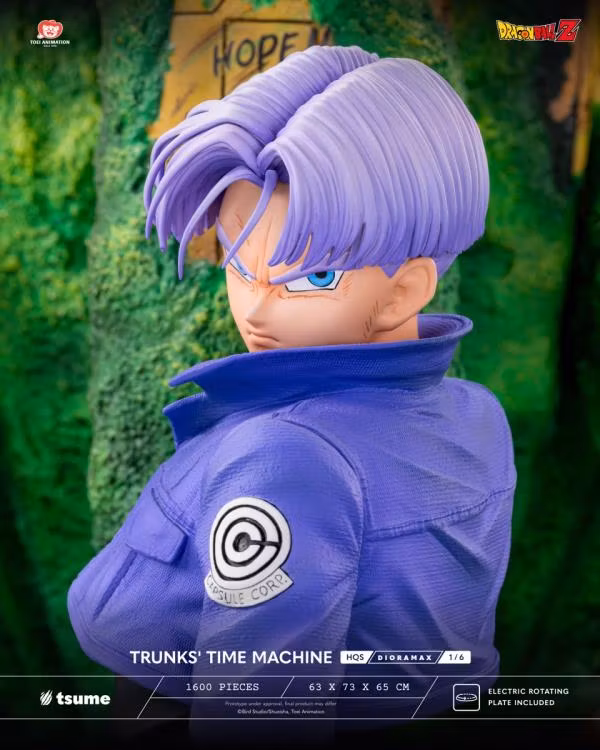 Dragon Ball Z HQS Dioramax Trunks' Time Machine 1/6 Scale Limited Edition Statue