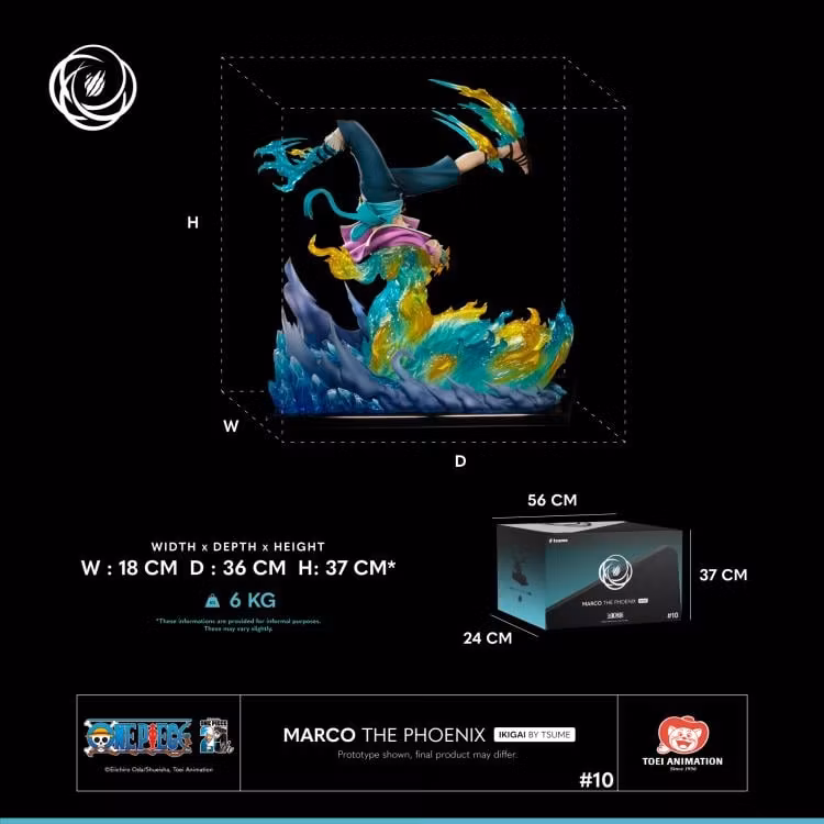 One Piece Ikigai Marco the Phoenix 1/6 Scale Limited Edition Statue