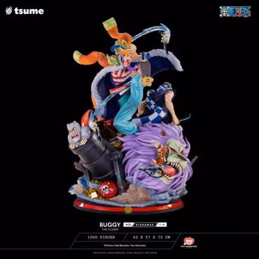 One Piece HQS Dioramax Buggy the Clown 1/4 Scale Limited Edition Statue
