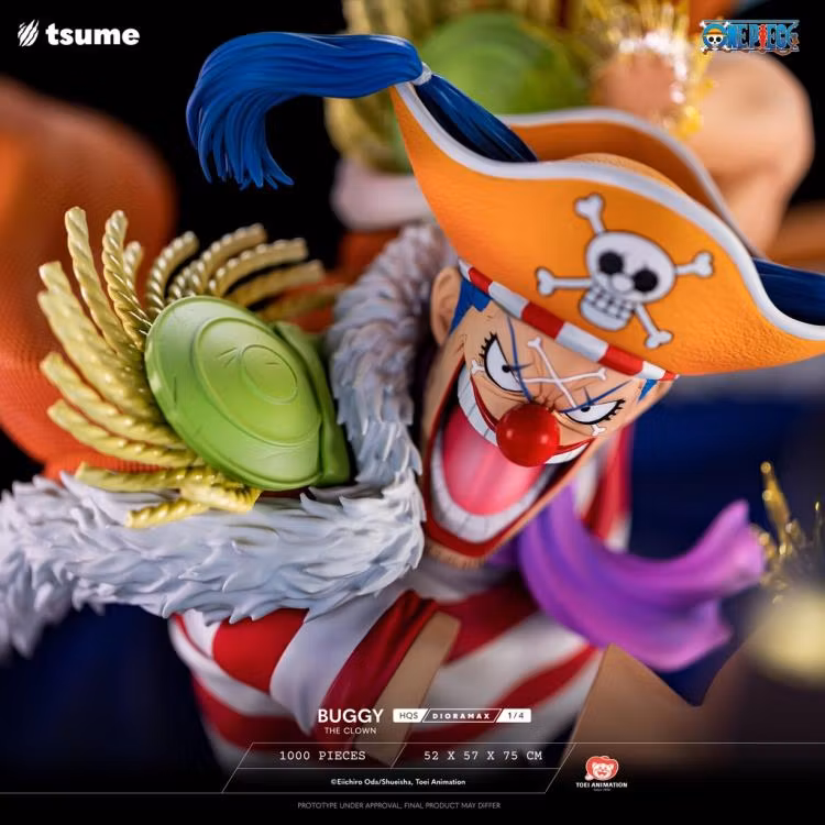 One Piece HQS Dioramax Buggy the Clown 1/4 Scale Limited Edition Statue