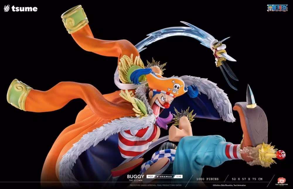 One Piece HQS Dioramax Buggy the Clown 1/4 Scale Limited Edition Statue