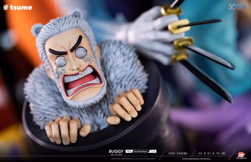 One Piece HQS Dioramax Buggy the Clown 1/4 Scale Limited Edition Statue