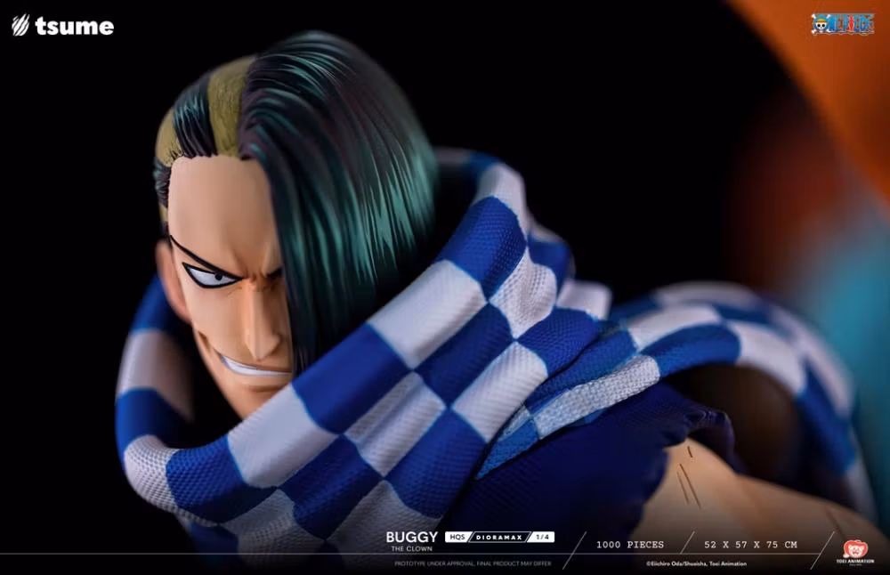 One Piece HQS Dioramax Buggy the Clown 1/4 Scale Limited Edition Statue