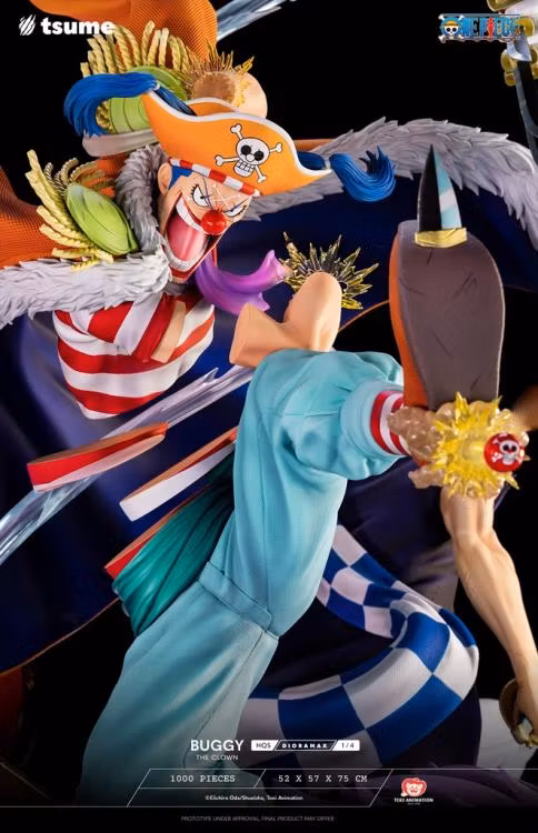 One Piece HQS Dioramax Buggy the Clown 1/4 Scale Limited Edition Statue