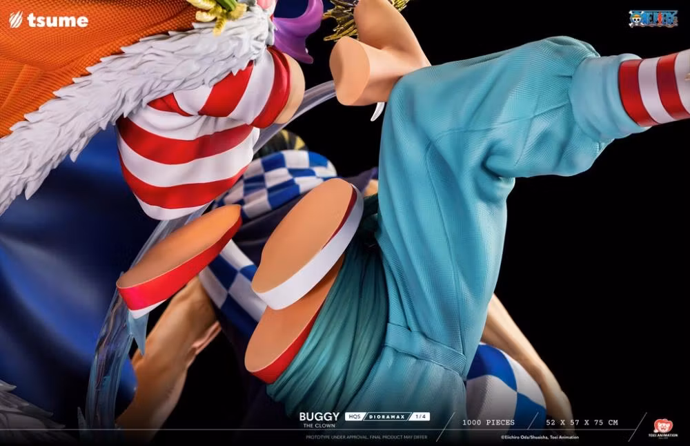 One Piece HQS Dioramax Buggy the Clown 1/4 Scale Limited Edition Statue
