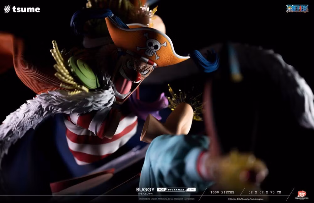 One Piece HQS Dioramax Buggy the Clown 1/4 Scale Limited Edition Statue