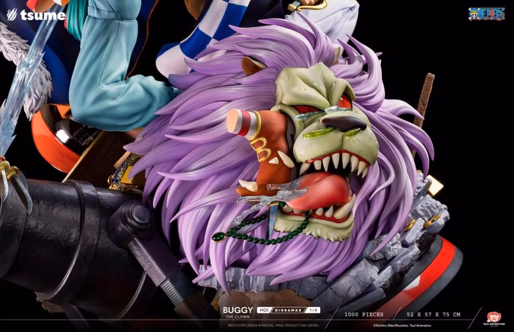 One Piece HQS Dioramax Buggy the Clown 1/4 Scale Limited Edition Statue