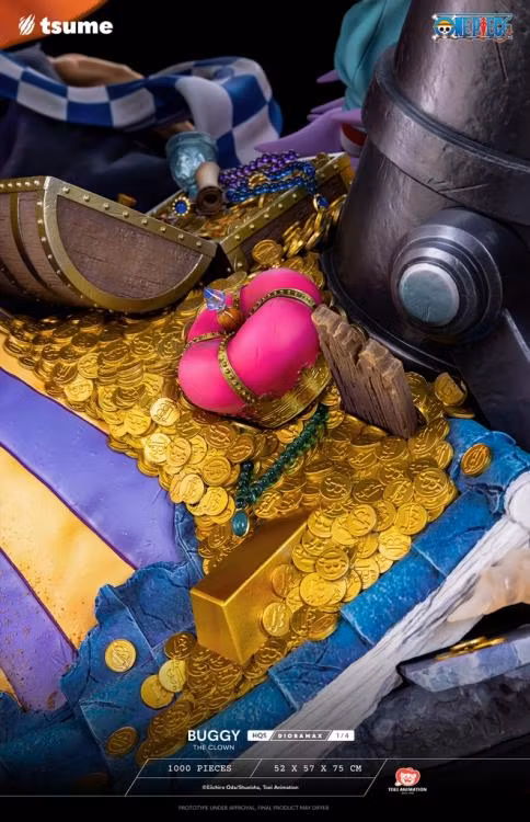One Piece HQS Dioramax Buggy the Clown 1/4 Scale Limited Edition Statue