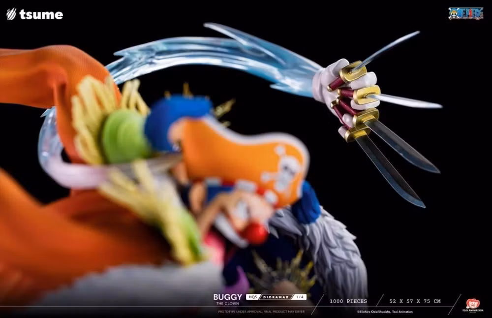 One Piece HQS Dioramax Buggy the Clown 1/4 Scale Limited Edition Statue
