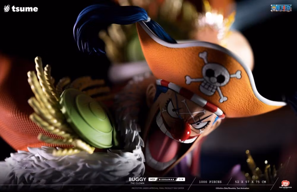 One Piece HQS Dioramax Buggy the Clown 1/4 Scale Limited Edition Statue