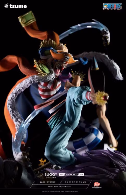 One Piece HQS Dioramax Buggy the Clown 1/4 Scale Limited Edition Statue