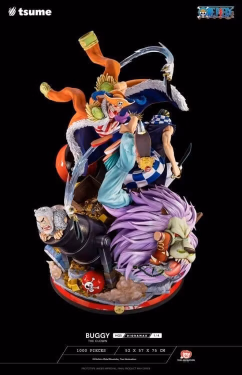One Piece HQS Dioramax Buggy the Clown 1/4 Scale Limited Edition Statue