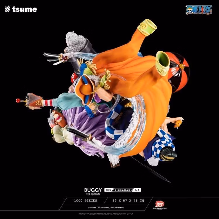 One Piece HQS Dioramax Buggy the Clown 1/4 Scale Limited Edition Statue