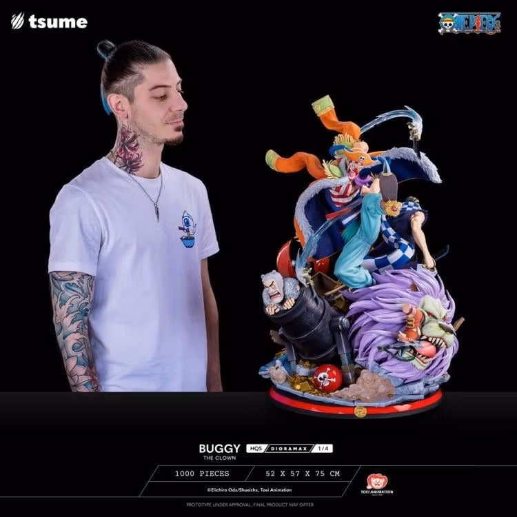 One Piece HQS Dioramax Buggy the Clown 1/4 Scale Limited Edition Statue