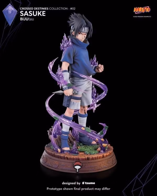 Naruto BIJUtsu Crossed Destinies Collection #2 Sasuke 1/4 Scale Limited Edition Statue