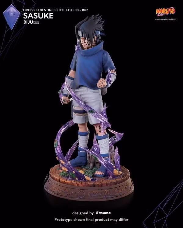 Naruto BIJUtsu Crossed Destinies Collection #2 Sasuke 1/4 Scale Limited Edition Statue