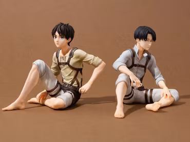 Attack on Titan G.E.M. Series Levi & Eren Figure Set (Tenohira)