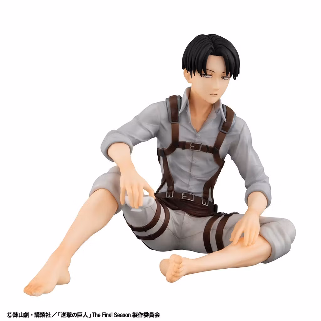 Attack on Titan G.E.M. Series Levi & Eren Figure Set (Tenohira)