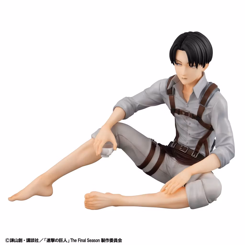 Attack on Titan G.E.M. Series Levi & Eren Figure Set (Tenohira)