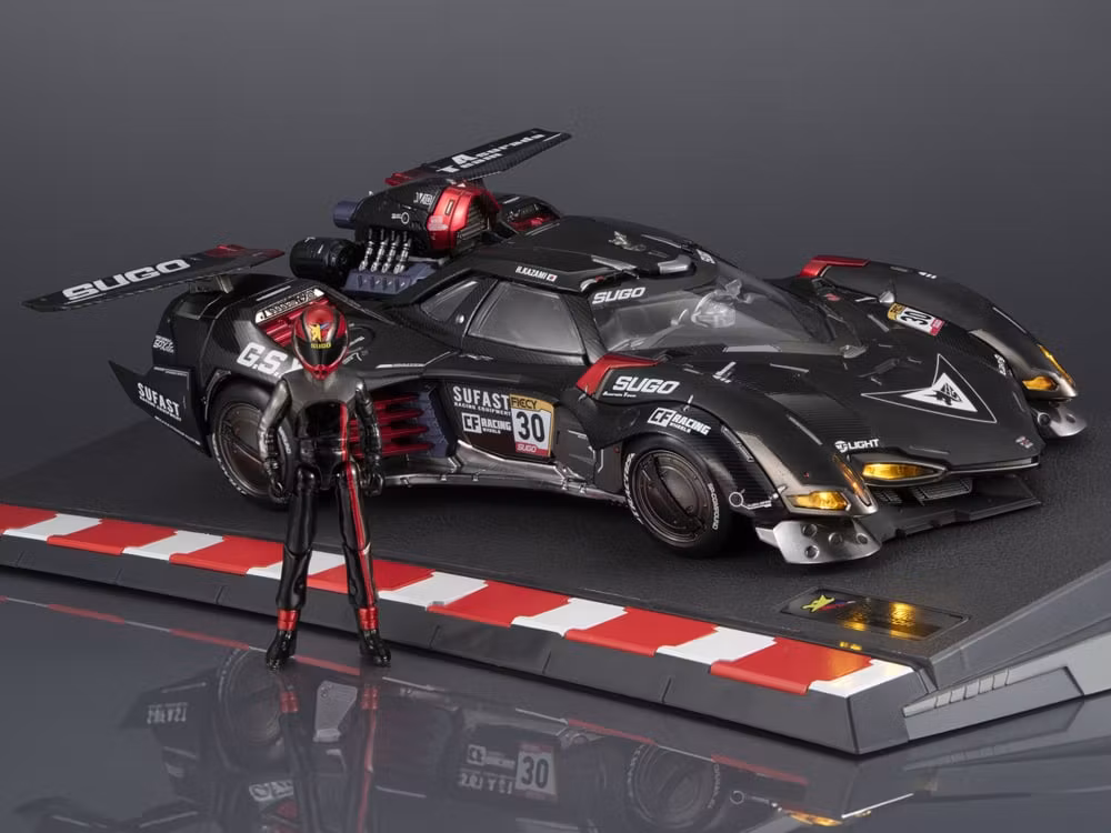 Future GPX Cyber Formula Variable Action Hi-Spec United Future GPX Cyber Formula Asurada G.S.X RS Siren 1/18 Scale Vehicle Set