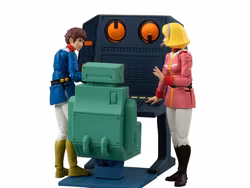 Mobile Suit Gundam G.M.G. Collection EX White Base Bridge Radio Operator Desk Set (with Gift)
