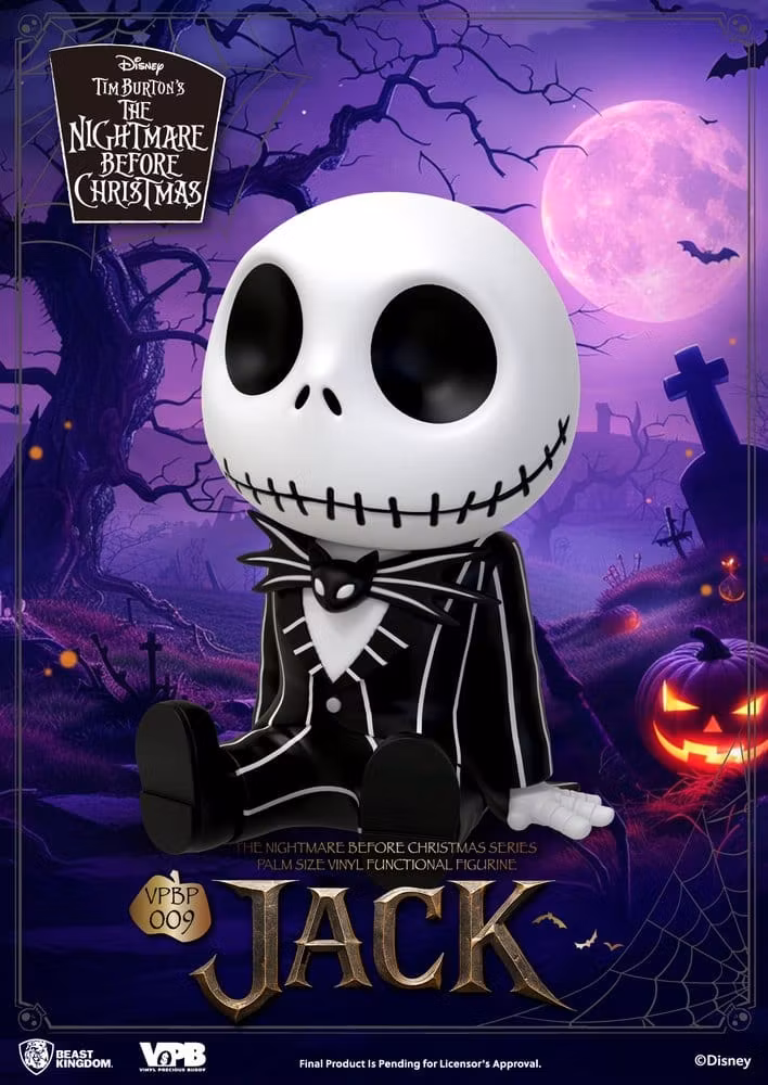 The Nightmare Before Christmas VPBP-009 Jack Palm-Sized Vinyl Piggy Bank