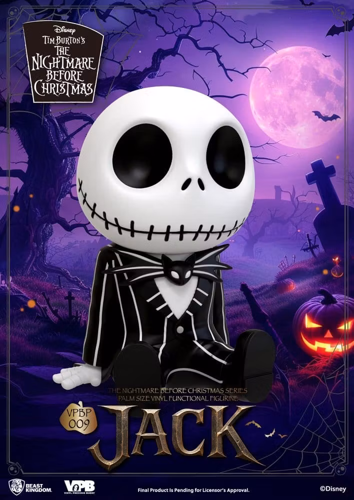 The Nightmare Before Christmas VPBP-009 Jack Palm-Sized Vinyl Piggy Bank