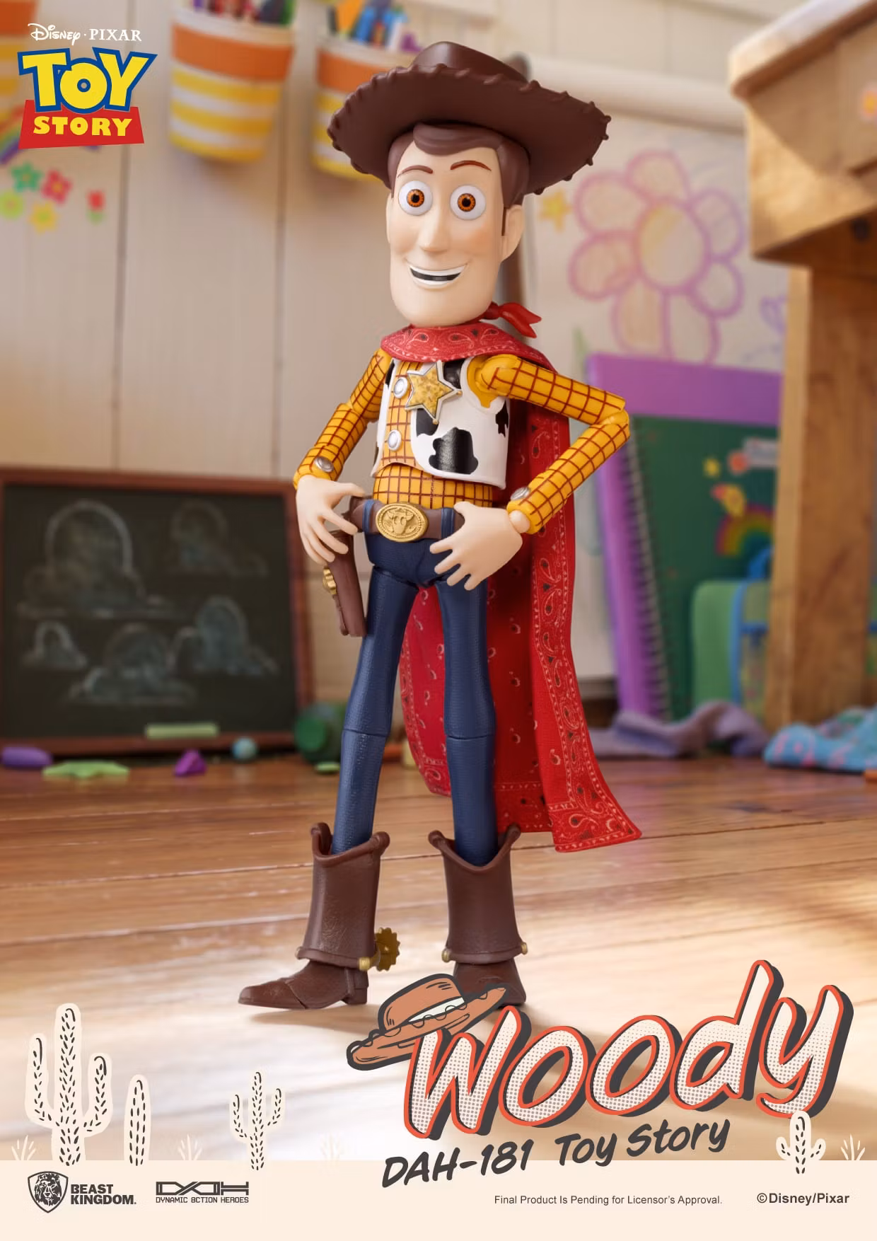 Toy Story Dynamic 8ction Heroes DAH-181 Woody Action Figure