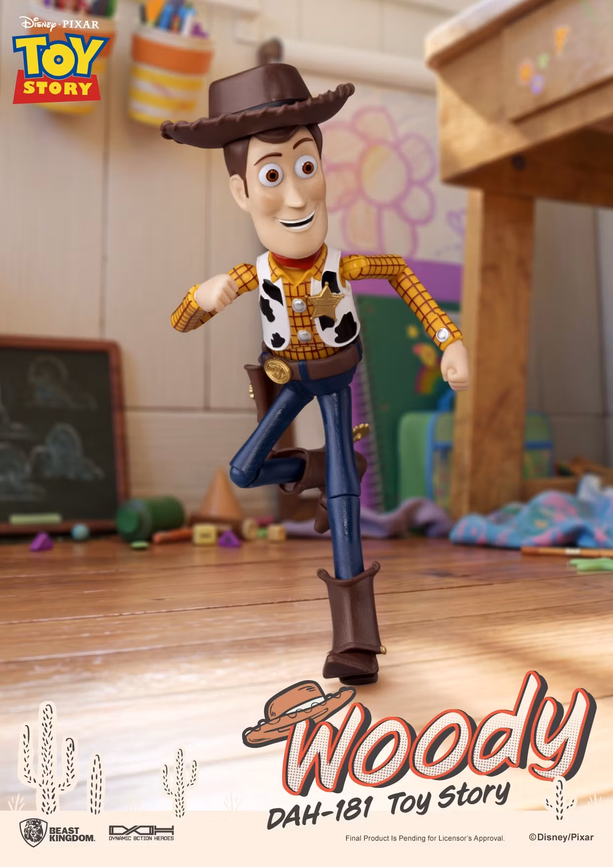 Toy Story Dynamic 8ction Heroes DAH-181 Woody Action Figure