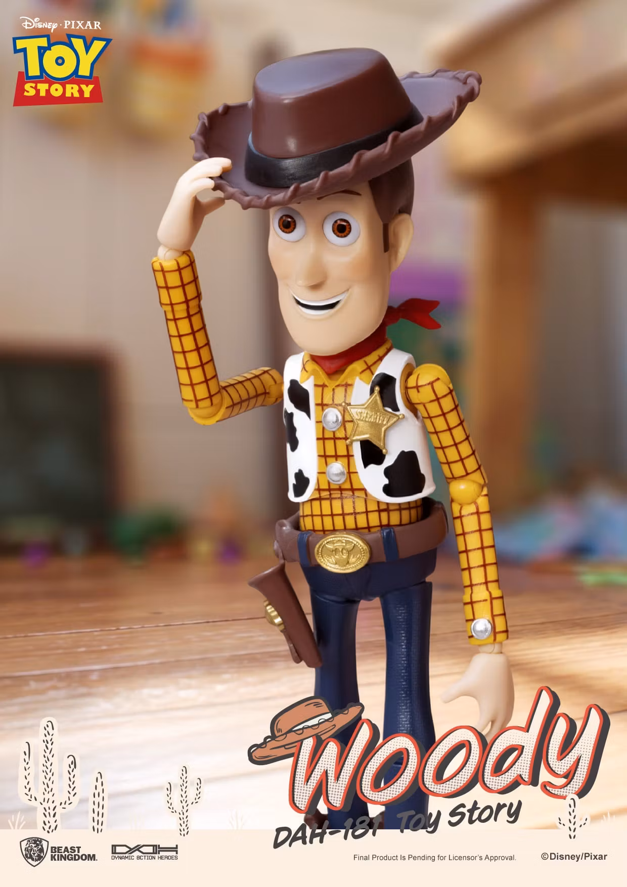 Toy Story Dynamic 8ction Heroes DAH-181 Woody Action Figure