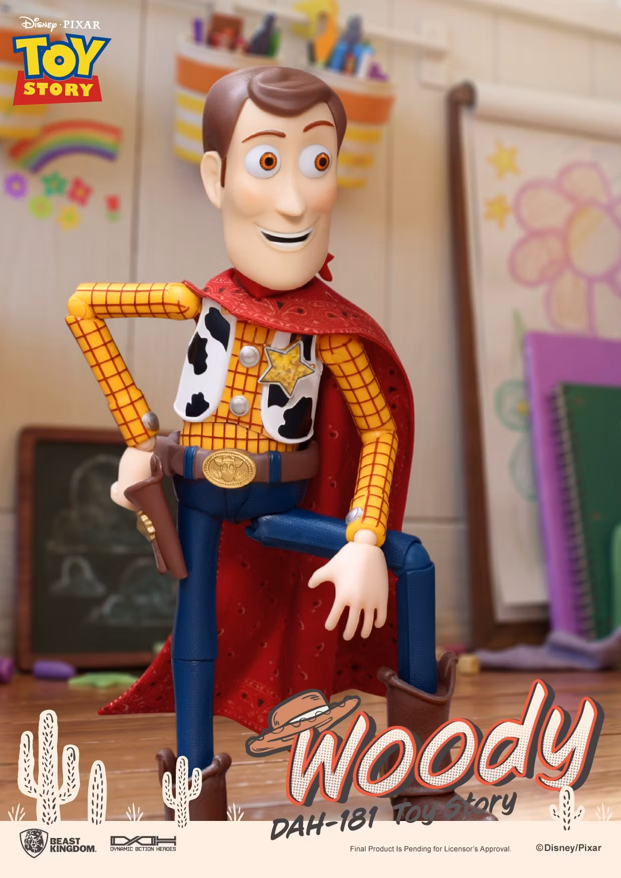 Toy Story Dynamic 8ction Heroes DAH-181 Woody Action Figure