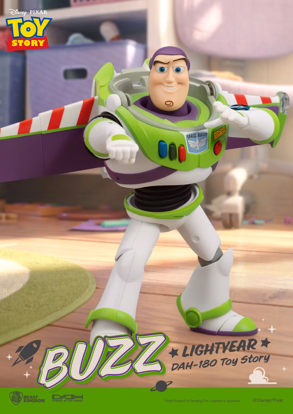 Toy Story Dynamic 8ction Heroes DAH-180 Buzz Lightyear Action Figure