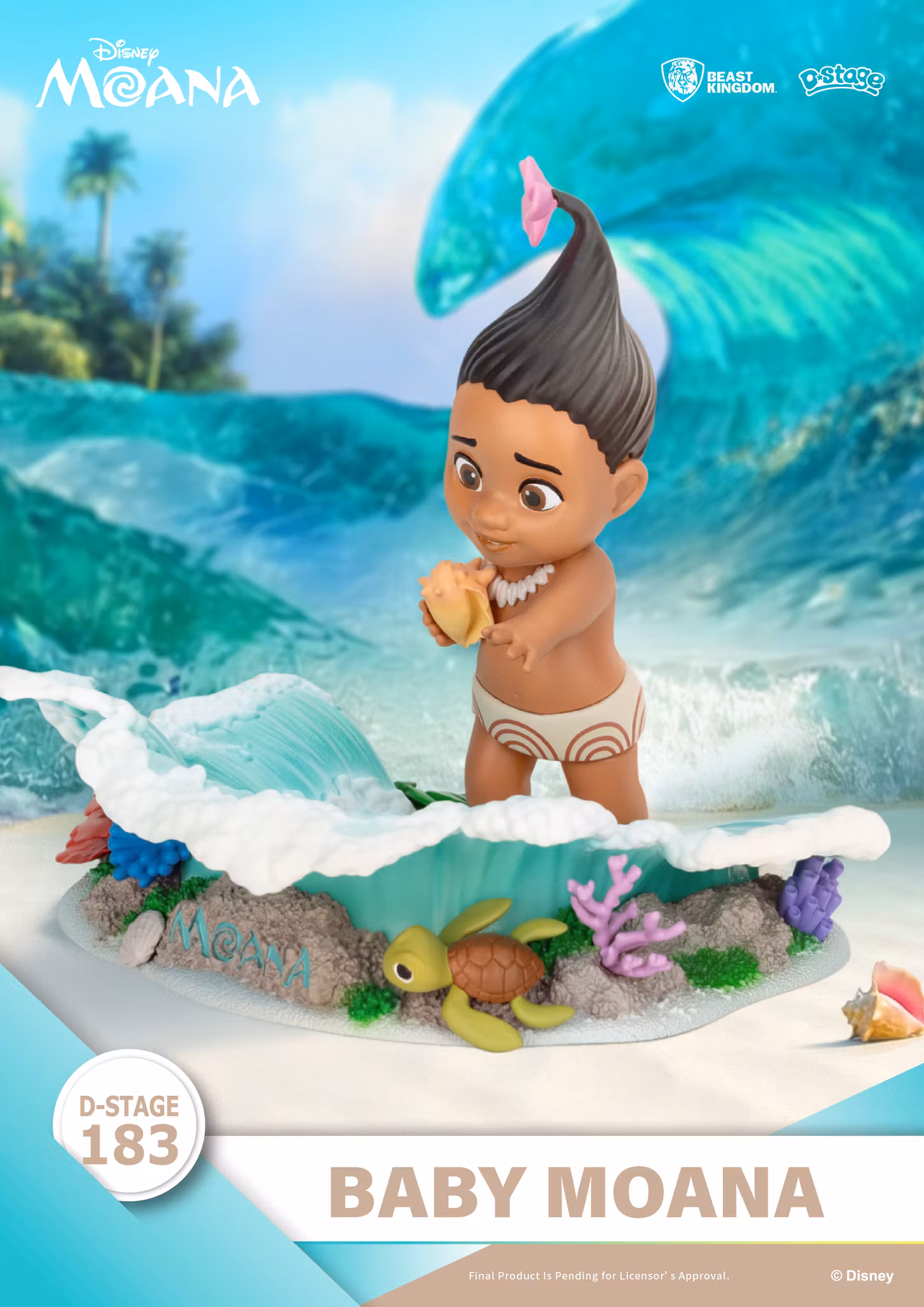 Moana D-Stage DS-183 Baby Moana Statue