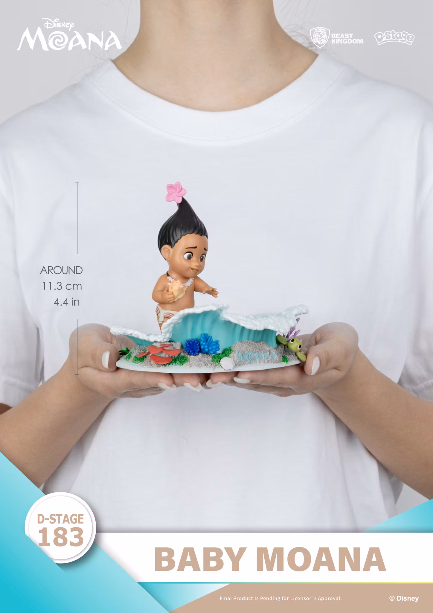 Moana D-Stage DS-183 Baby Moana Statue