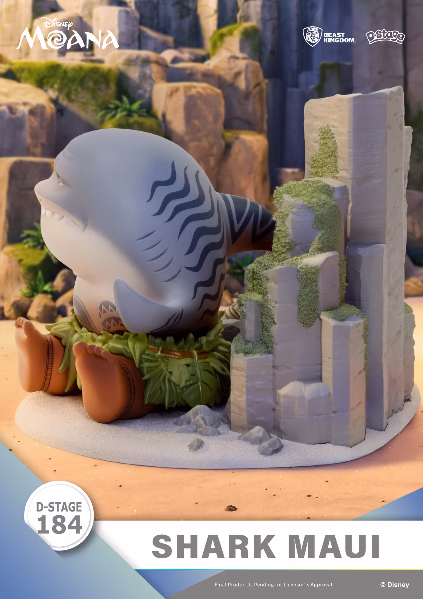 Moana D-Stage DS-184 Shark Maui Statue