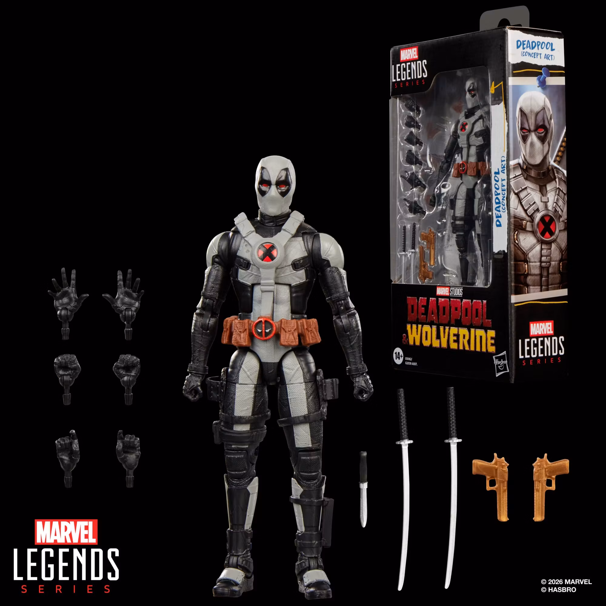 Deadpool & Wolverine Marvel Legends Deadpool (Concept Art) Action Figure