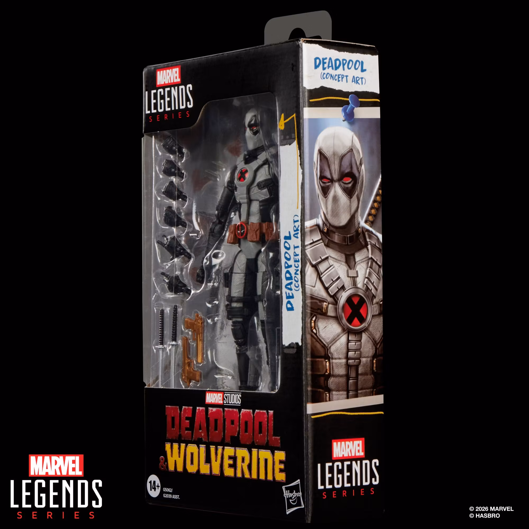 Deadpool & Wolverine Marvel Legends Deadpool (Concept Art) Action Figure