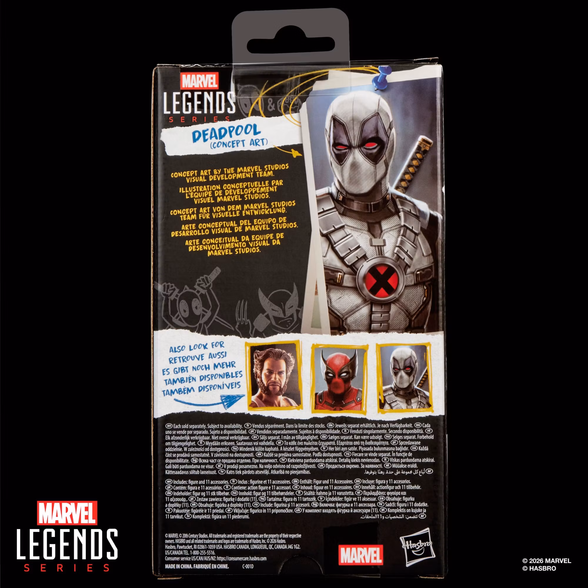 Deadpool & Wolverine Marvel Legends Deadpool (Concept Art) Action Figure