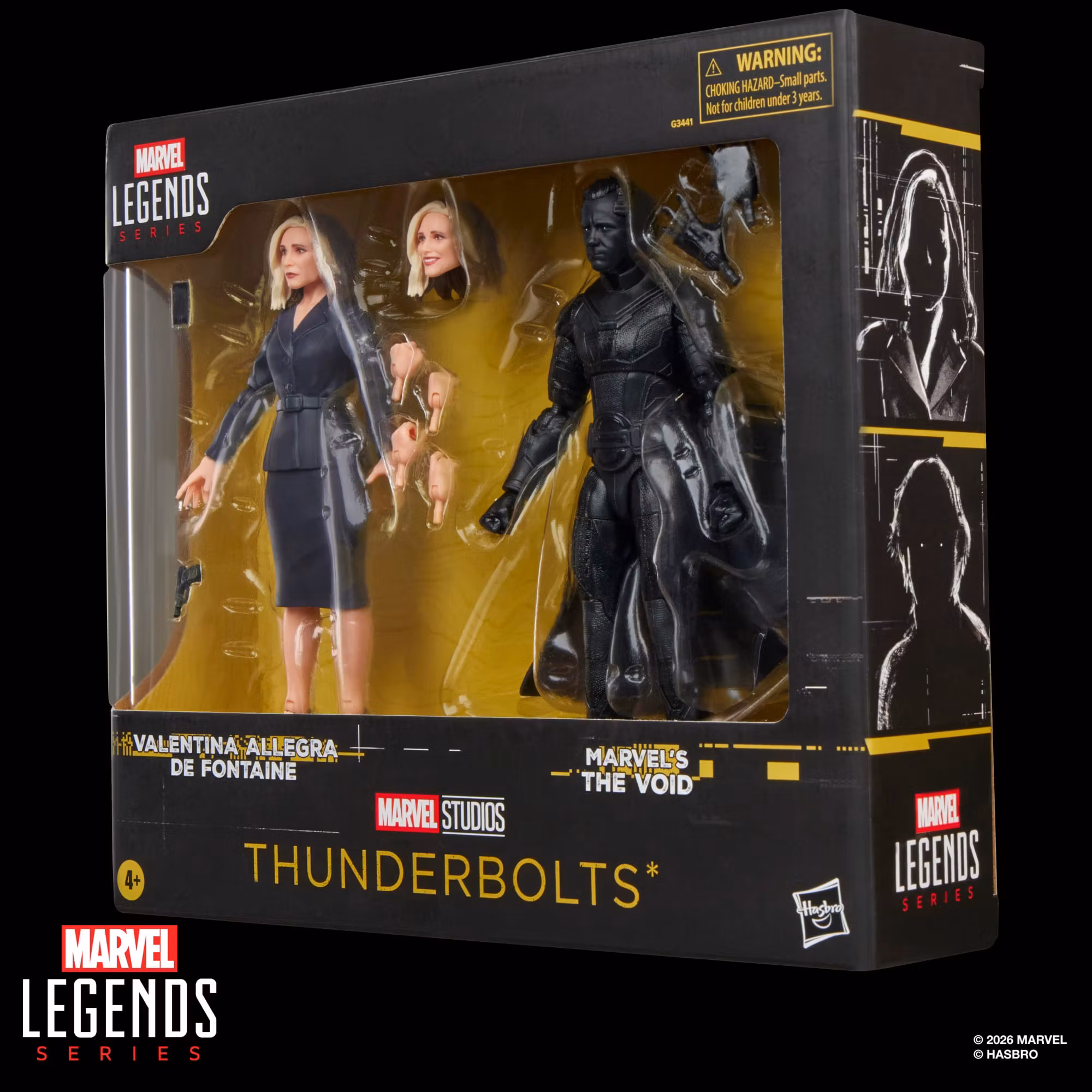 Thunderbolts* Marvel Legends Valentina Allegra de Fontaine & Marvel's The Void Action Figure Two Pack
