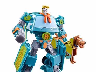 Transformers Collaborative Scooby Doo x Transformers Mysterious Prime & Automutt Action Figure Set