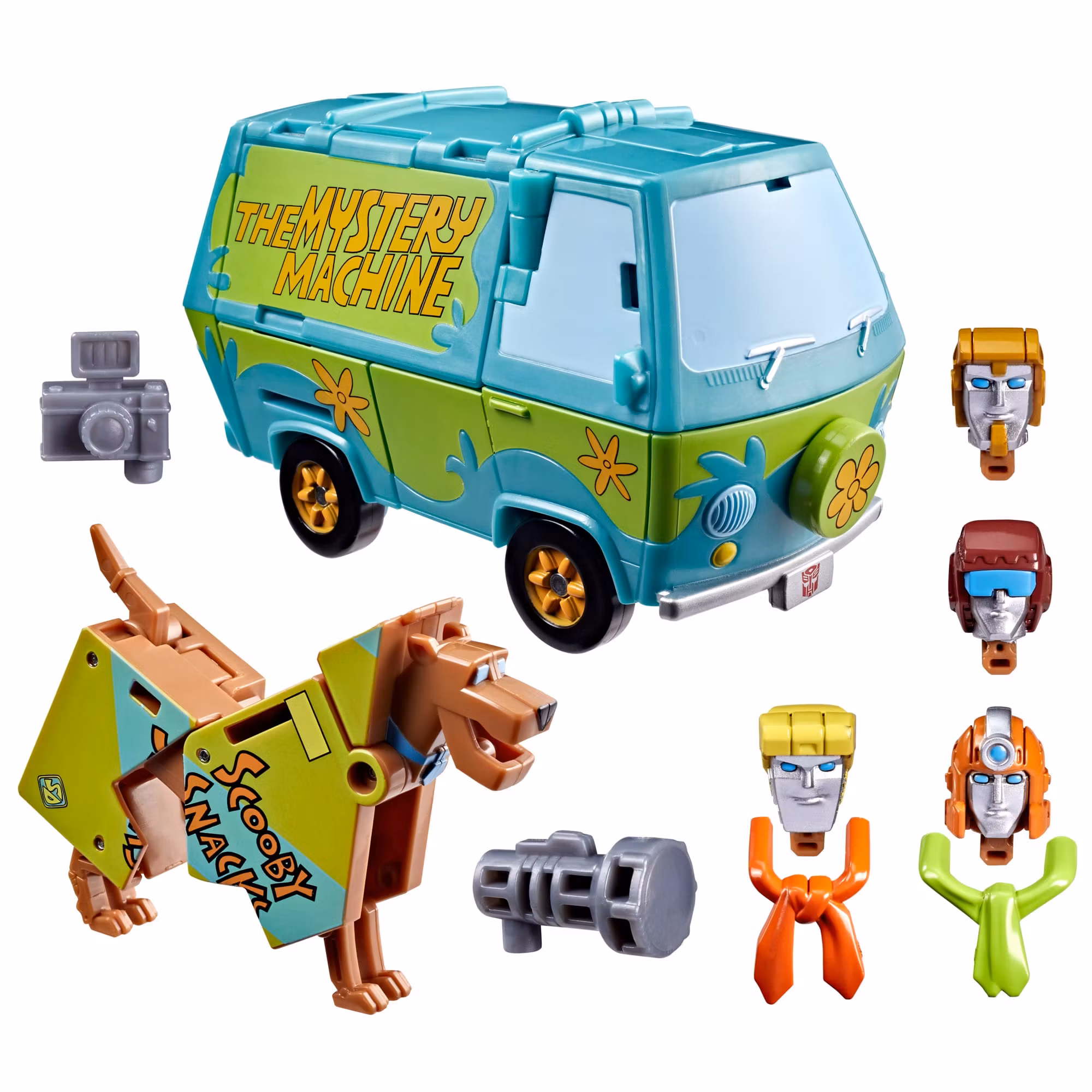 Transformers Collaborative Scooby Doo x Transformers Mysterious Prime & Automutt Action Figure Set