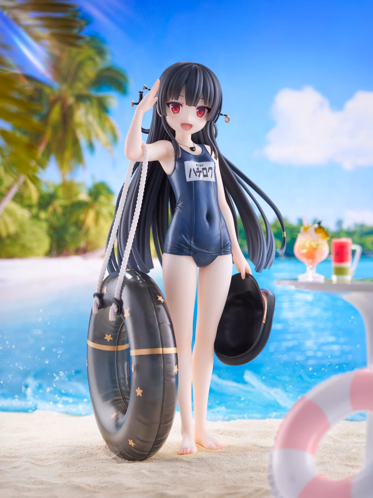 Maitetsu: Last Run!! -Sakura- Hachiroku (School Swimsuit Ver.) 1/6 Scale Figure