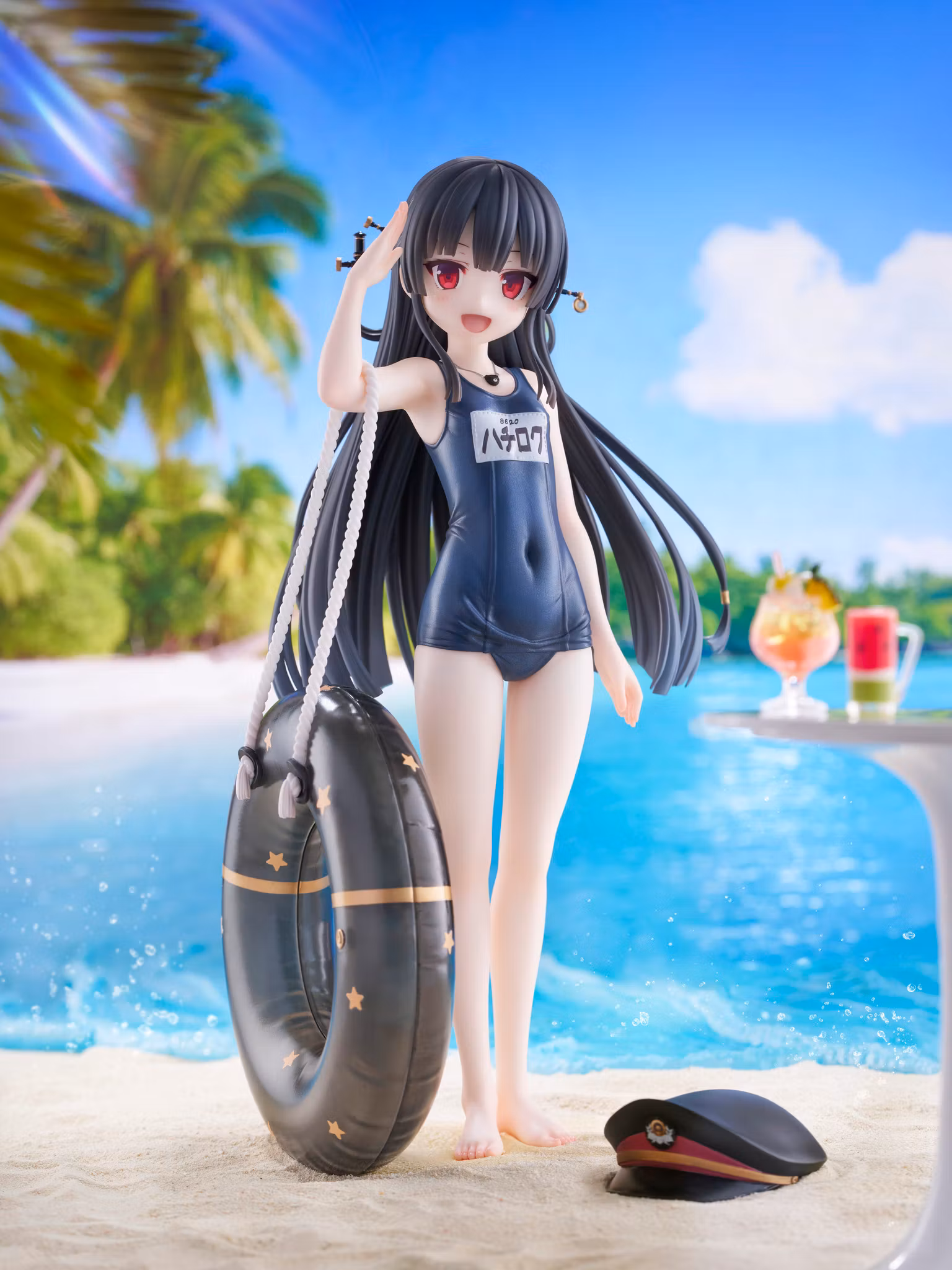 Maitetsu: Last Run!! -Sakura- Hachiroku (School Swimsuit Ver.) 1/6 Scale Figure